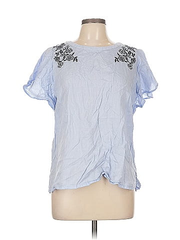 Ann Taylor LOFT Short Sleeve Blouse (view 1)