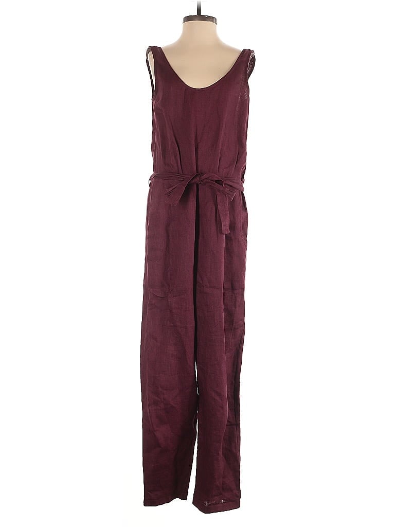 Pre-owned Elk Jumpsuit In Burgundy