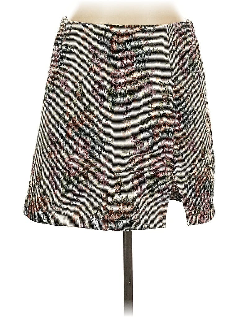 Pre-owned Wild Casual Skirt In Brown