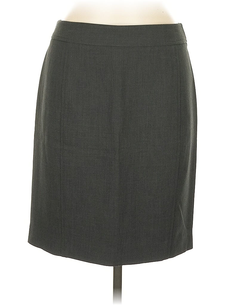 Pre-owned Ann Taylor Loft Formal Skirt In Gray