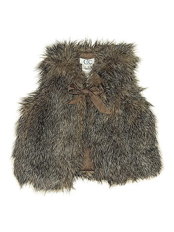 CdeC Faux Fur Vest (view 1)