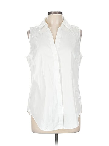 Ann Taylor Sleeveless Button-Down Shirt (view 1)