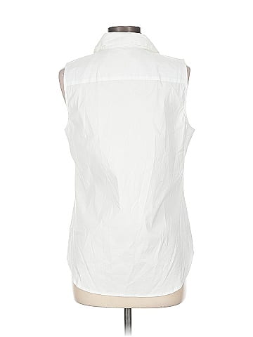 Ann Taylor Sleeveless Button-Down Shirt (view 2)