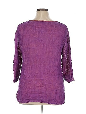 Flax 3/4 Sleeve Blouse (view 2)
