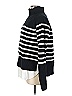 ALLSAINTS Stripes Black Wool Pullover Sweater Size L - photo 5