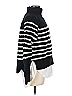 ALLSAINTS Stripes Black Wool Pullover Sweater Size L - photo 4