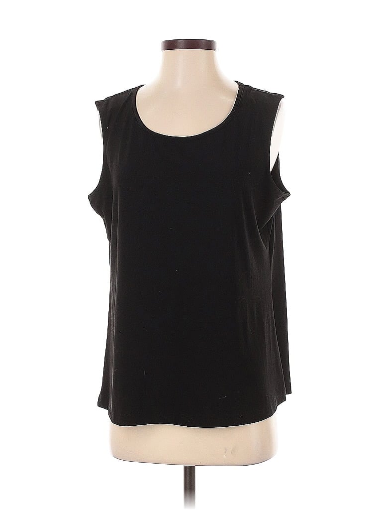 Pre-owned Dennis By Dennis Basso Sleeveless Blouse In Black