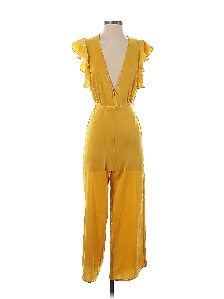 Pre-owned Tularosa Jumpsuit In Yellow