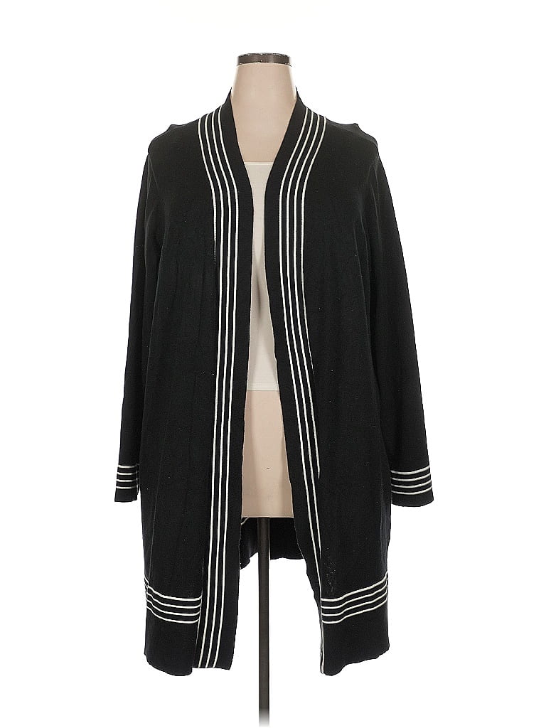 Pull cardigan femme zippé intégral Liz Claiborne taille L rouge coton