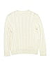 Crewcuts Outlet 100% Cotton Ivory Pullover Sweater Size 10 - photo 1