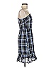 Donna Morgan Plaid Blue Casual Dress Size 6 - photo 4
