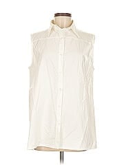Gracia Sleeveless Button Down Shirt