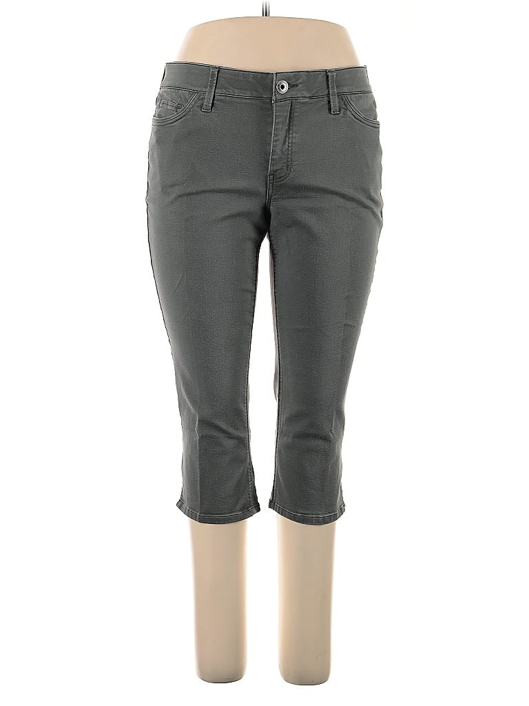 Pre-owned Liz Claiborne Jeggings In Gray