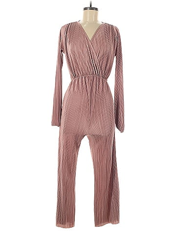 Boohoo Pink Jumpsuit Size 4