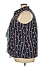 Agnes Orinda 100% Polyester Blue Sleeveless Blouse Size 3X - photo 4
