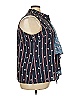 Agnes Orinda 100% Polyester Blue Sleeveless Blouse Size 3X - photo 3