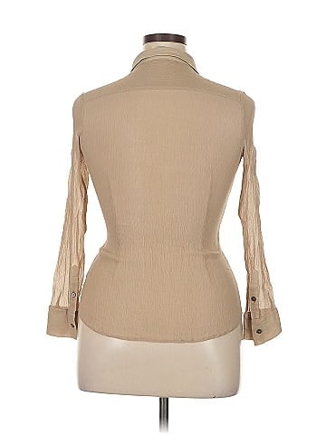 Pure Collection 3/4 Sleeve Silk Top (view 2)