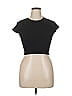 Out From Under Black Short Sleeve Turtleneck Size XL - photo 1
