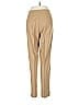 Leggiadro Solid Tan Wool Pants Size 6 - photo 2