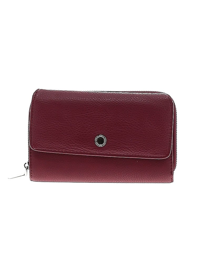 Pre-owned Unbranded Wallet In Burgundy