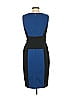 Donna Ricco Color Block Blue Cocktail Dress Size 4 - photo 2