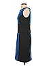 Donna Ricco Color Block Blue Cocktail Dress Size 4 - photo 5