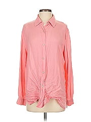 Sag Harbor Long Sleeve Silk Top