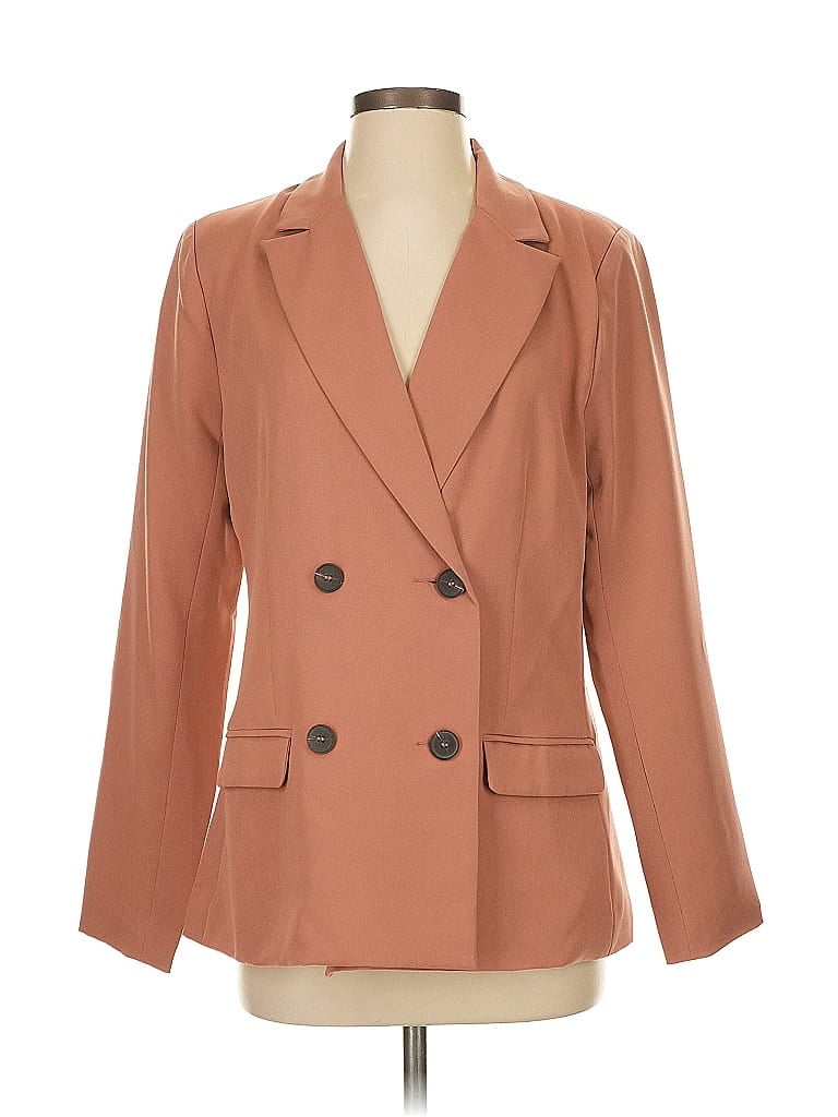 Pre-owned Unbranded Blazer Jacket In Brown