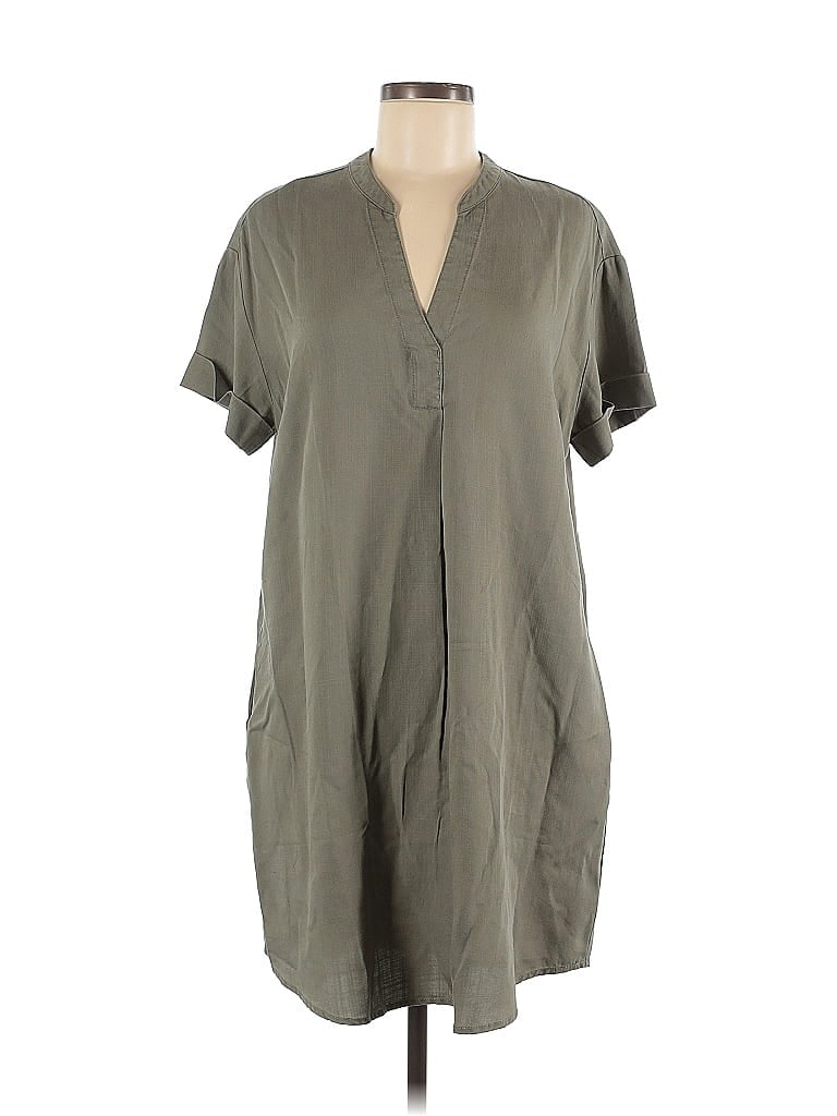 Hilary Radley 100% Tencel Gray Casual Dress Size M - photo 1