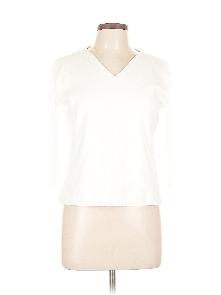 Pre-owned Geoffrey Beene Sleeveless T-shirt In White