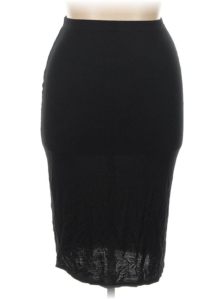 Pre-owned Boohoo Formal Skirt In Black
