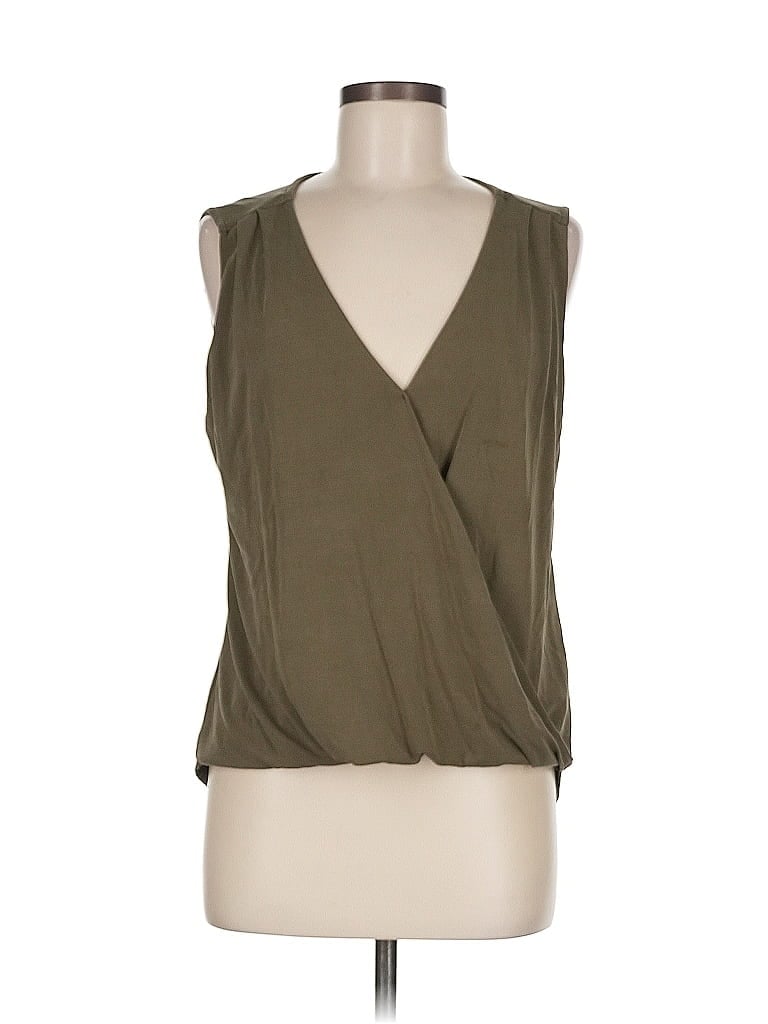 Veronica M. Green Sleeveless Blouse Size M - photo 1