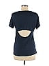 Koral 100% Tencel Solid Blue Short Sleeve T-Shirt Size M - photo 2
