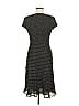 Donna Ricco Polka Dots Black Casual Dress Size 8 - photo 2