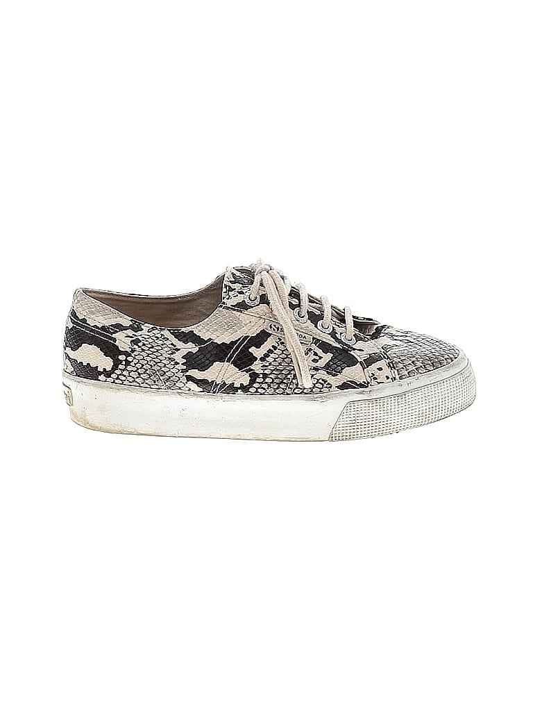 Superga Animal Print Gray Sneakers Size 7 (wide) - photo 1