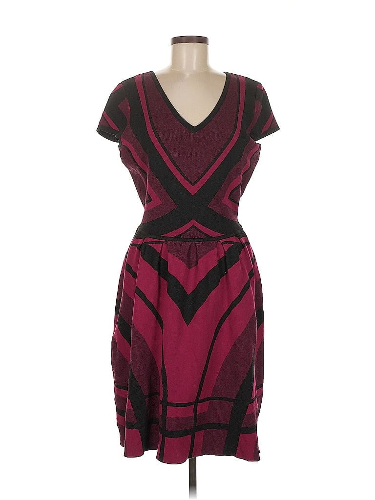 Pre-owned Alya Cocktail Dress In Burgundy