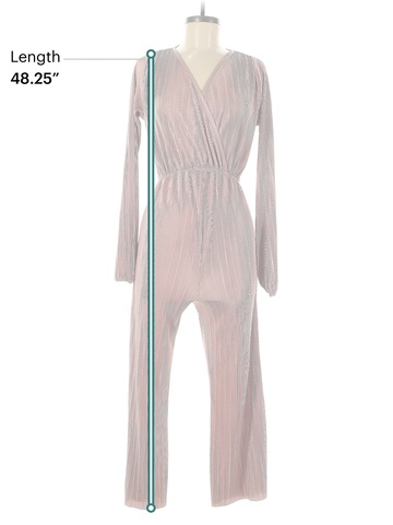 Boohoo Pink Jumpsuit Size 4