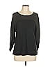 Ann Taylor Factory Black Gray 3/4 Sleeve T-Shirt Size L - photo 1