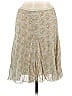 ETRO 100% Silk Paisley Ivory Green Silk Skirt Size EU (IT) 40 / US 4 - photo 1