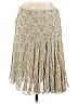 ETRO 100% Silk Paisley Ivory Green Silk Skirt Size EU (IT) 40 / US 4 - photo 2