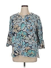 Alfred Dunner 3/4 Sleeve T Shirt