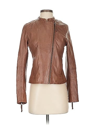 Ecru Leather Jacket (view 1)