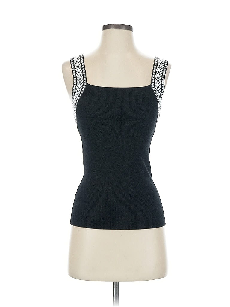 Pre-owned Ann Taylor Sweater Vest In Black