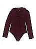 Ambiance Burgundy Bodysuit Size 1X - photo 1
