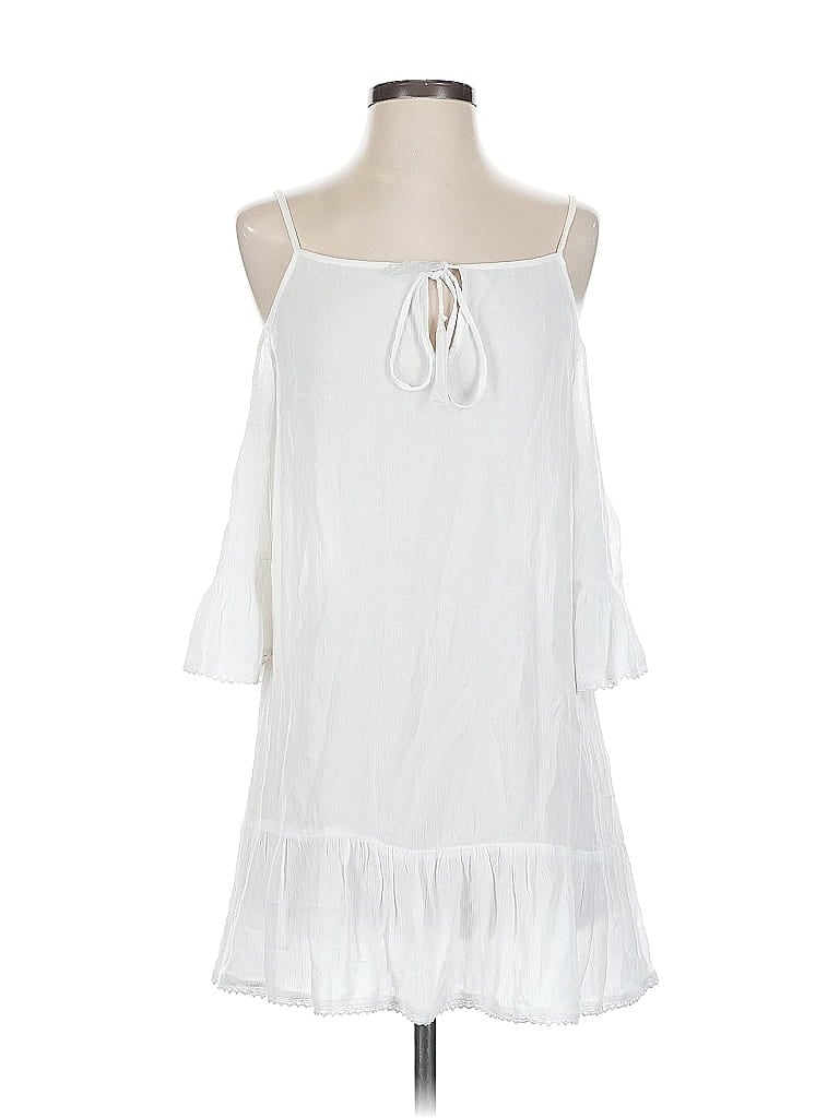 Pre-owned Cobey By Calzedonia Casual Dress In White