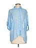 Covet 100% Polyester Blue 3/4 Sleeve Blouse Size S - photo 1
