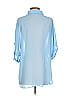 Covet 100% Polyester Blue 3/4 Sleeve Blouse Size S - photo 2