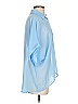 Covet 100% Polyester Blue 3/4 Sleeve Blouse Size S - photo 4