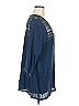 Ariat 100% Rayon Blue 3/4 Sleeve Blouse Size M - photo 4