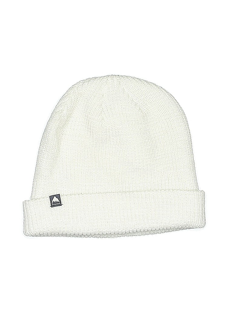 Burton 100% Polyester White Ivory Beanie One size - photo 1